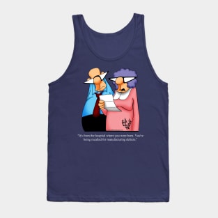 Funny Spectickles Married Couple Cartoon Humor Tank Top